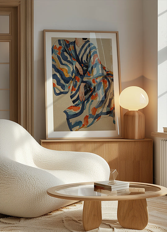 Modelli di kimono fluenti