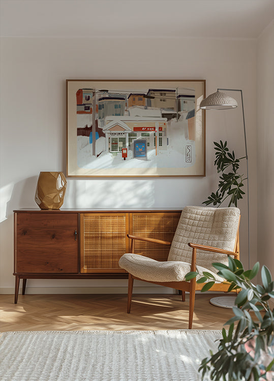 Poster dell'ufficio postale giapponese