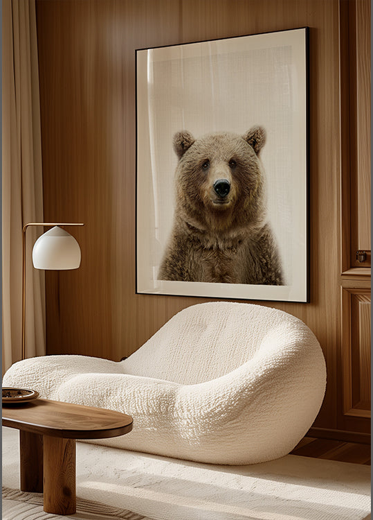 Poster dell'orso Peekaboo