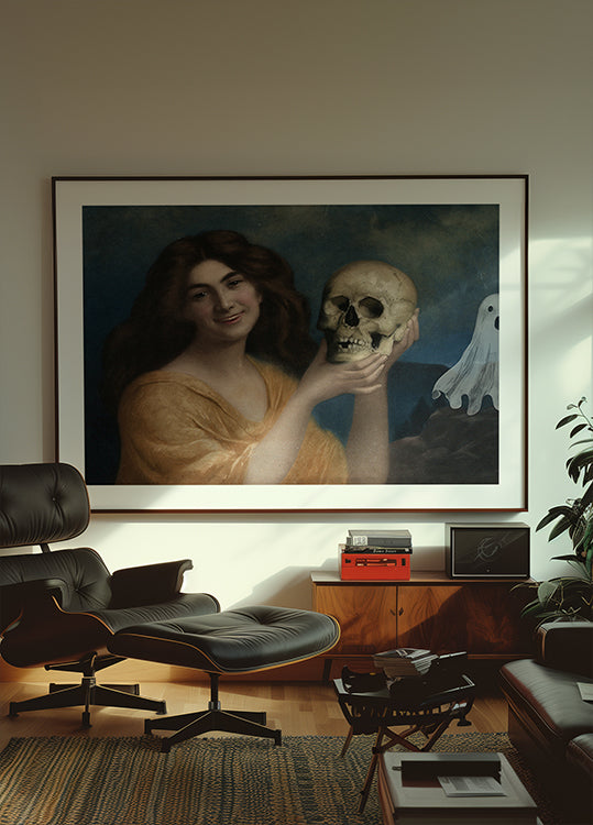 Poster di collage di pittura di Halloween