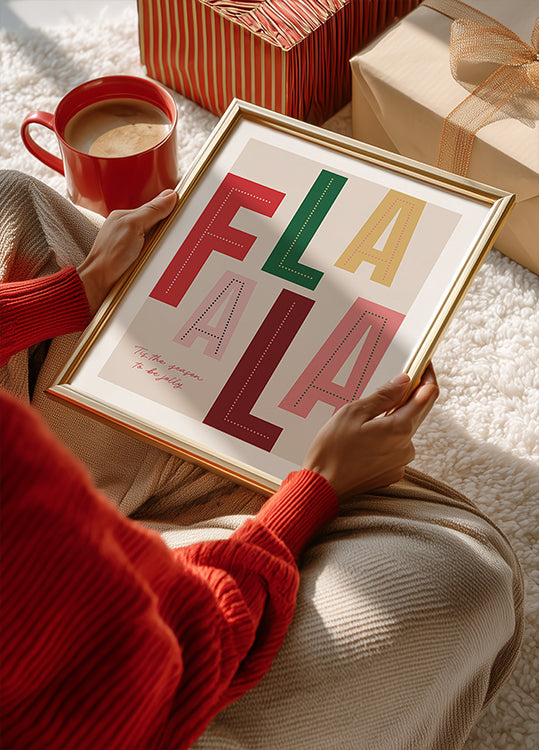 Poster del periodo natalizio di FaLaLa