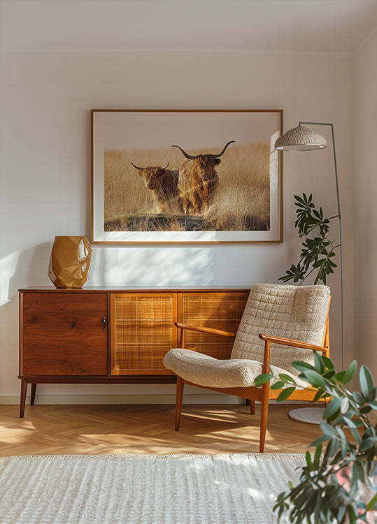 Poster di giovani e vecchi Highlander