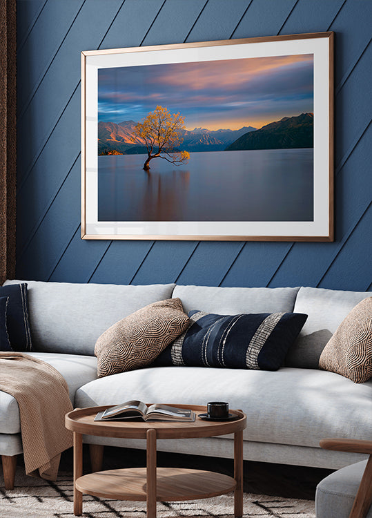 Poster di bagliore mattutino