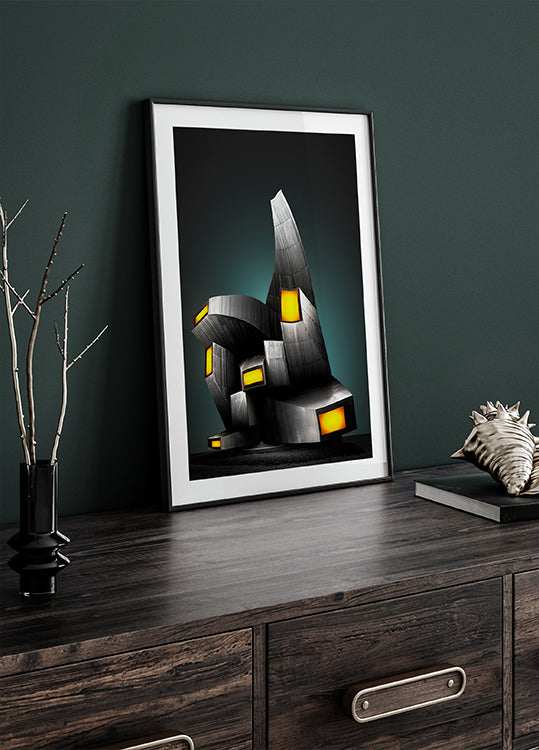 Poster di forme strane