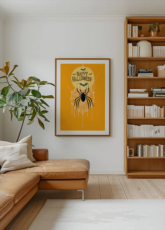 Spettacolare retrò: un poster dall'atmosfera fantastica per Halloween