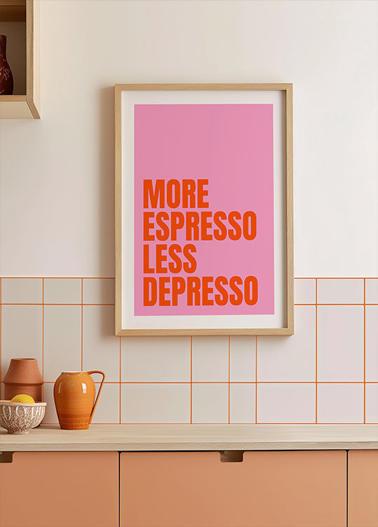 Poster di vibrazioni di caffeina