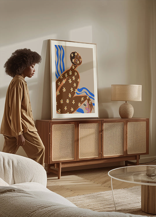 Poster di margherite in fiore