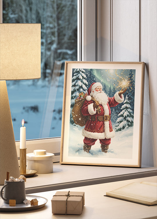 Poster magico di Babbo Natale
