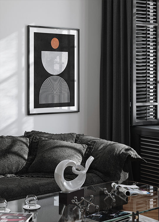 Linee e cerchi 10 Poster