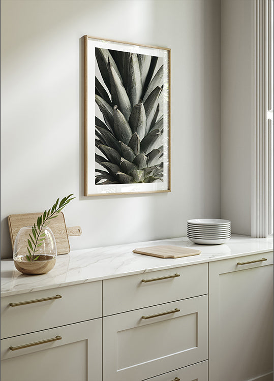 Poster da vicino di ananas