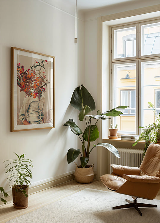 Poster luminoso delle radici