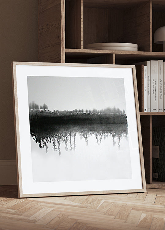 Poster del lago invernale