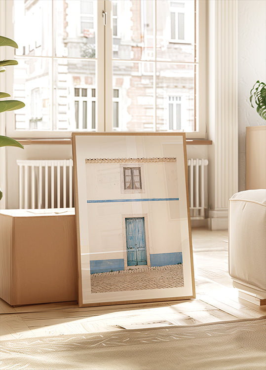 Poster della porta blu di Ericeira