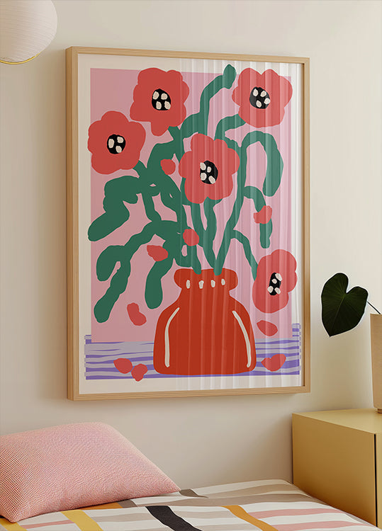 Poster con impressioni floreali