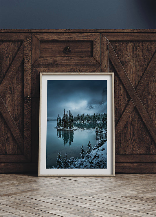 Un poster mattutino lunatico