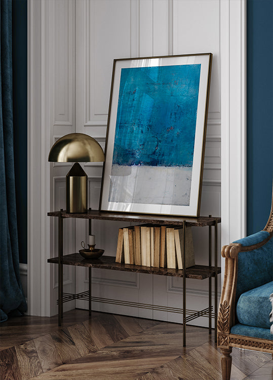 Poster di serenità blu