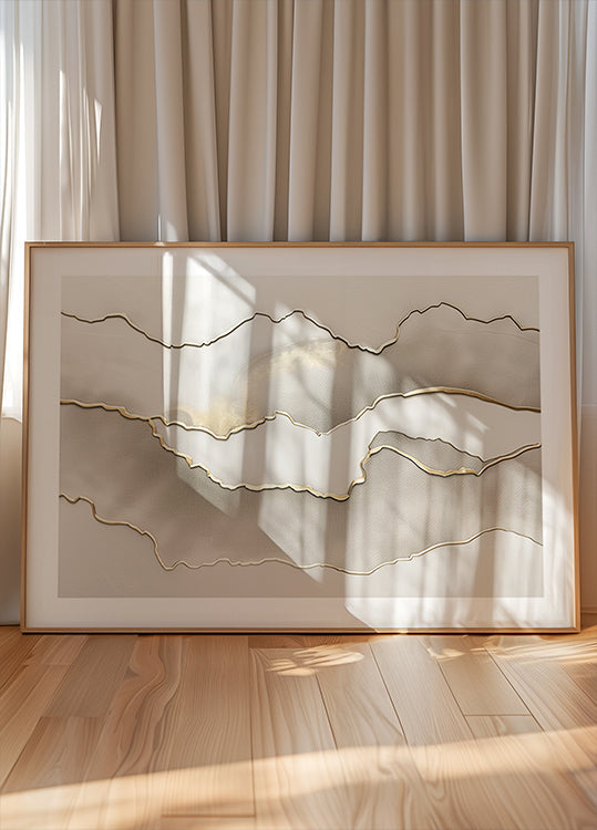 Poster Paesaggio metallico nº3