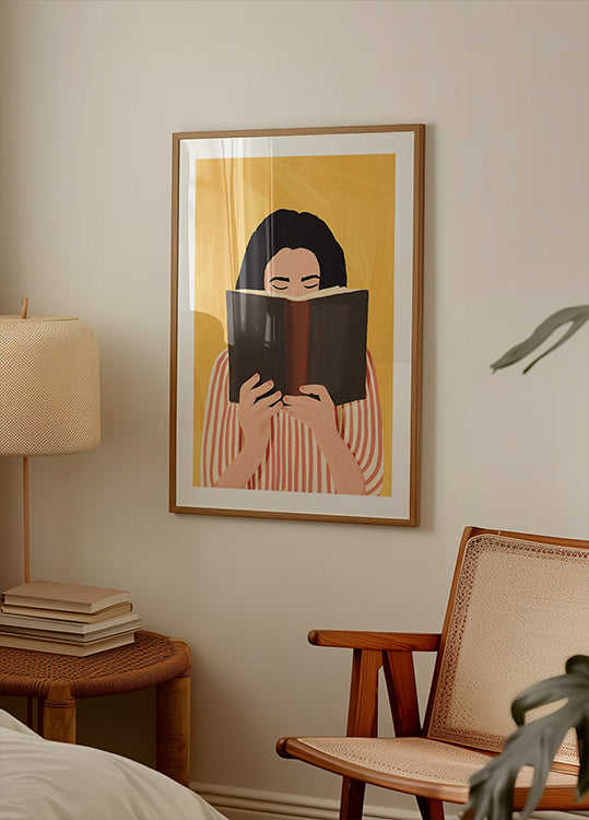 Affascinante poster di lettura