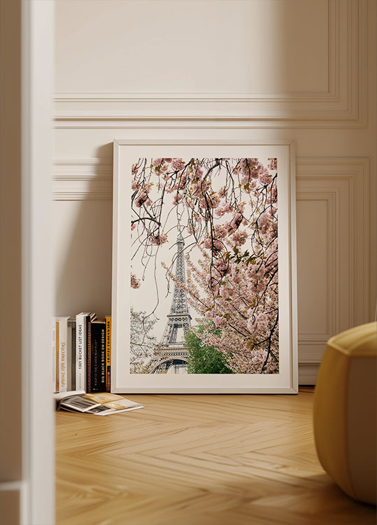"Poster con vista sul tranquillo villaggio costiero"