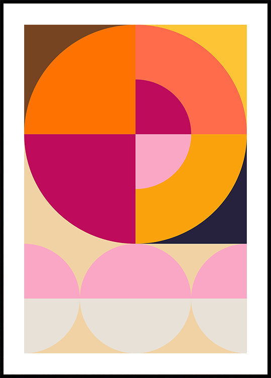 Colorful Geometric Shapes (NEW) - Posterbox