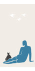 Woman and Cat - Posterbox