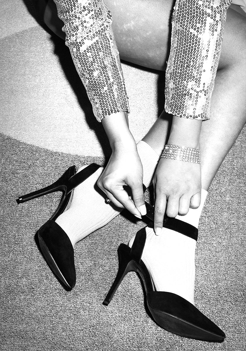 Disco Feet B&w - Posterbox
