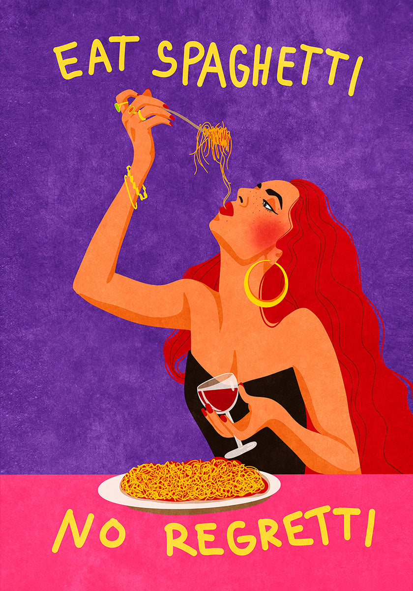 Mangia gli spaghetti senza rimpianti Poster