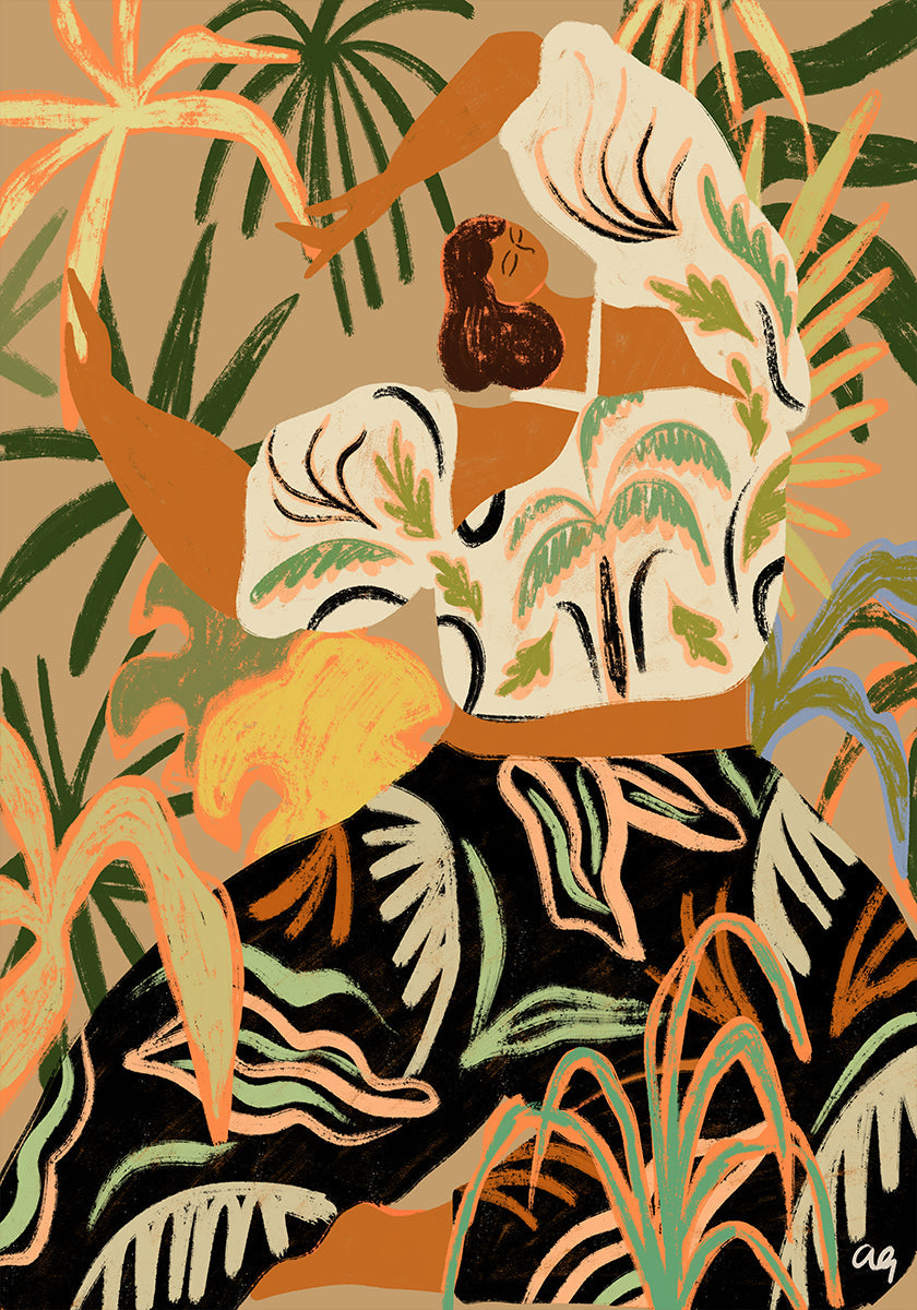 Poster sull'abbraccio della natura