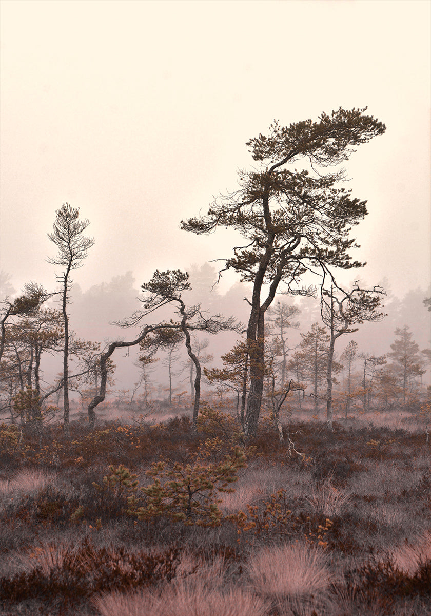 Poster di alberi scultorei