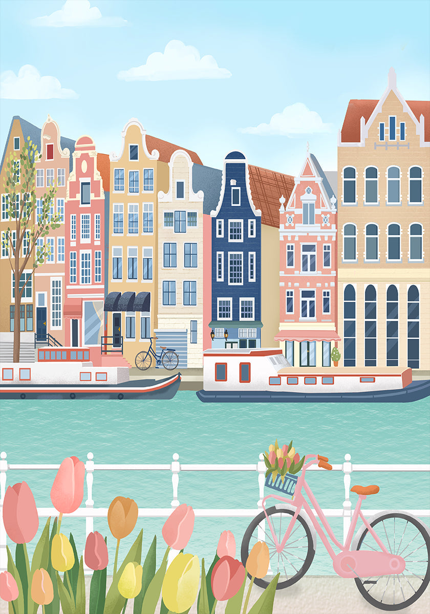 Amsterdam City Plakat