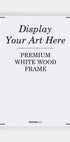 Premium Wood frame Nielsen White - Posterbox