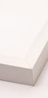 Hvid Træramme, Kvadrat - Posterbox