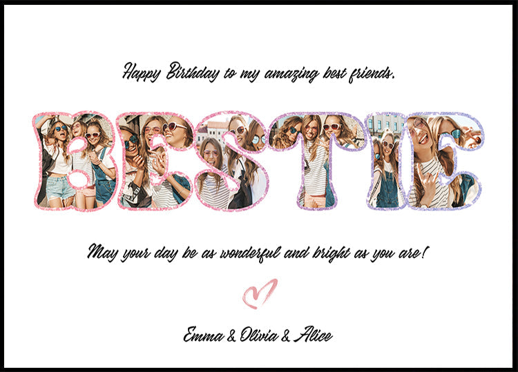 Best Friend Birthday Personal - Posterbox