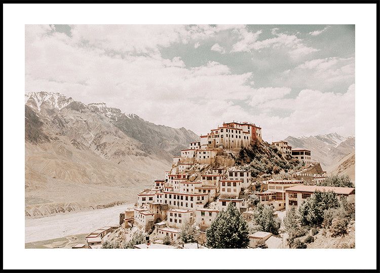 Key Monastery in the Himalayas Plakat - Posterbox.dk