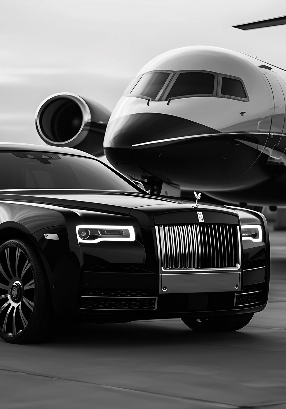 Luxury Lifestyle Black & White Plakat - Posterbox.dk