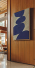 Navy Balance Abstract Plakat - Posterbox
