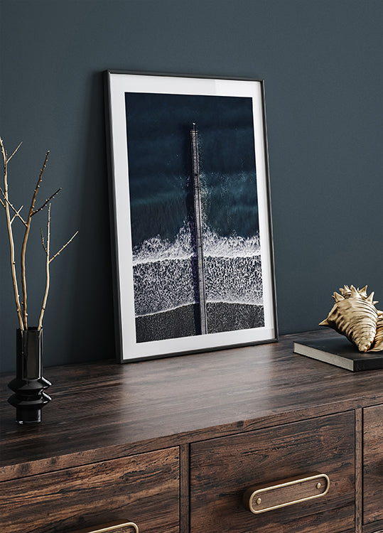 Poster Molo sulle acque turchesi - Posterbox.it