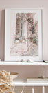 Pink Bicycle with Flowers Plakat - Posterbox.dk