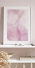 Pink Marble With Gold Plakat - Posterbox.dk