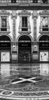 Prada Milan Façade Black & White Plakat - Posterbox