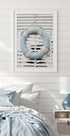 Retro Blue Lifebuoy Plakat - Posterbox.dk