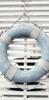 Retro Blue Lifebuoy Plakat - Posterbox.dk