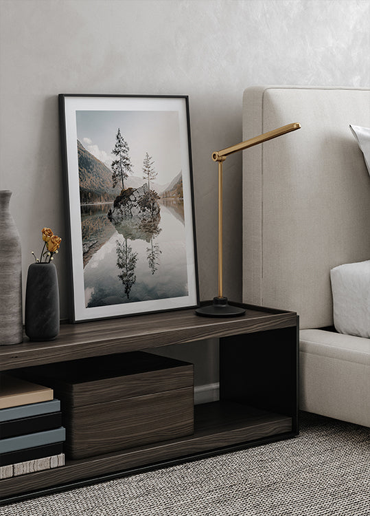 Tranquil Reflections at Lake Hintersee Plakat - Posterbox.dk