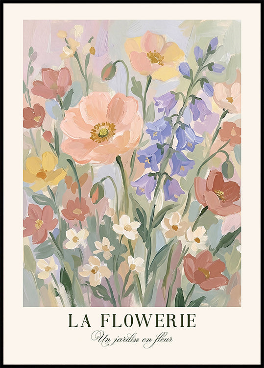 Un jardin en fleur - Posterbox