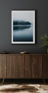 Water Ripples and Foggy Forest Plakat - Posterbox.dk