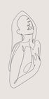 Woman in Line Art Plakat - Posterbox.dk