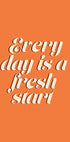 Fresh Start Plakat - Posterbox