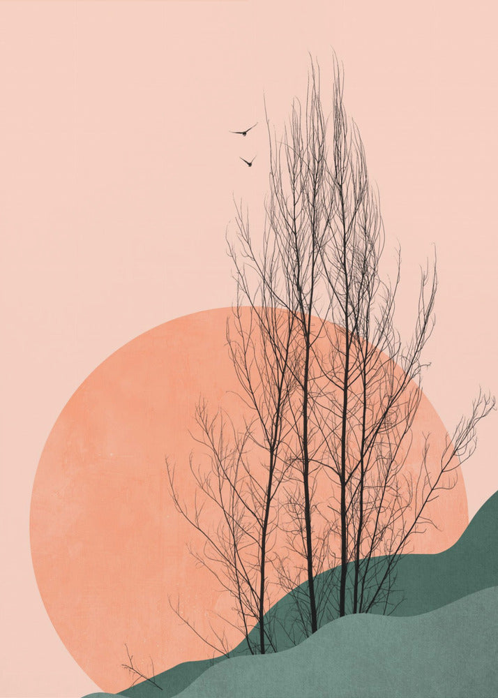 Poster di ricordi del tramonto