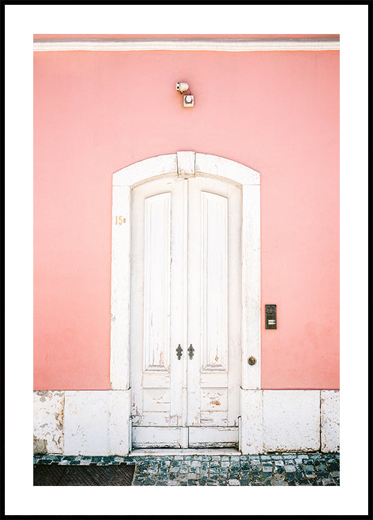 The white door Lisbon Plakat - Posterbox