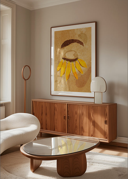 Flower power eye lashes Plakat - Posterbox